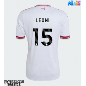 Liverpool Giovanni Leoni #15 Venkovní Dres 2026-27 Krátký Rukáv Liverpool Giovanni Leoni #15 Venkovní Dres 2026-27 Krátký Rukáv